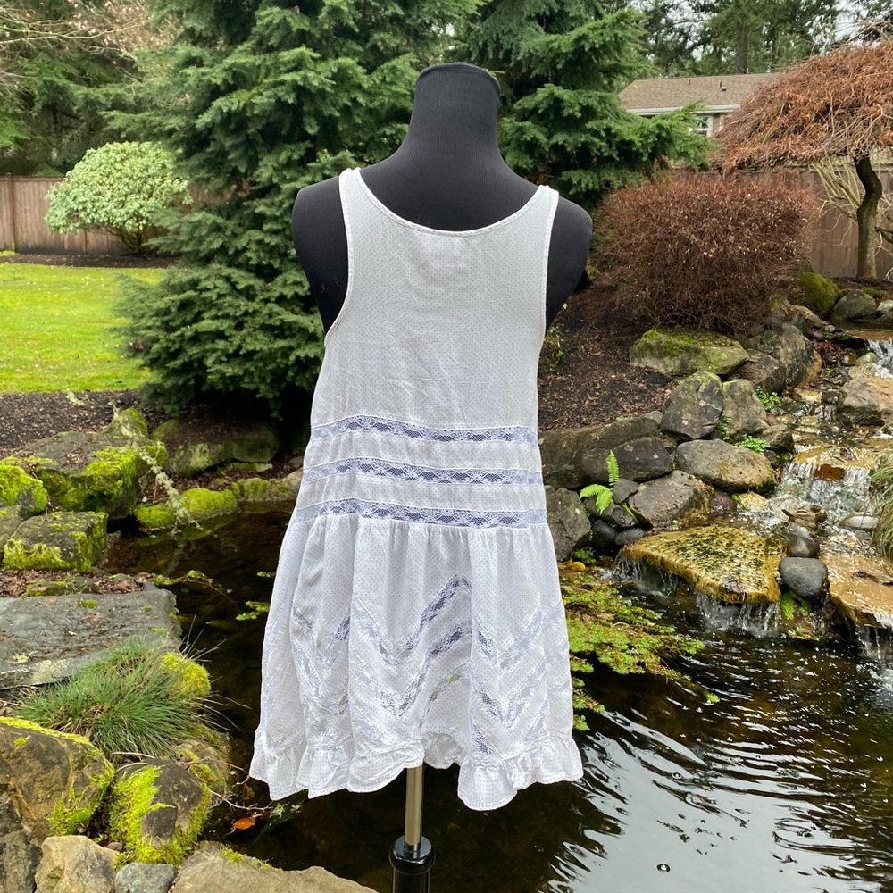 Intimately Free People Voile and Lace Trapeze Slip Dress SZ XS - Picture 5 of 9